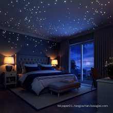 Glow in the Dark stars stickers self-adhesive wall murals stickers removable stickers for Boys or Girls